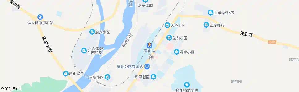 通化英华学校_公交站地图_通化公交_妙搜公交查询2025