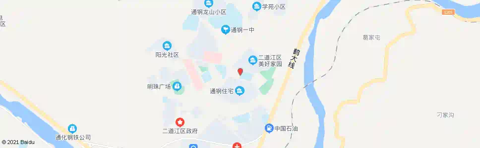 通化通钢三小_公交站地图_通化公交_妙搜公交查询2025