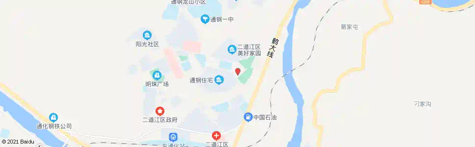 通化通钢游泳馆_公交站地图_通化公交_妙搜公交查询2025