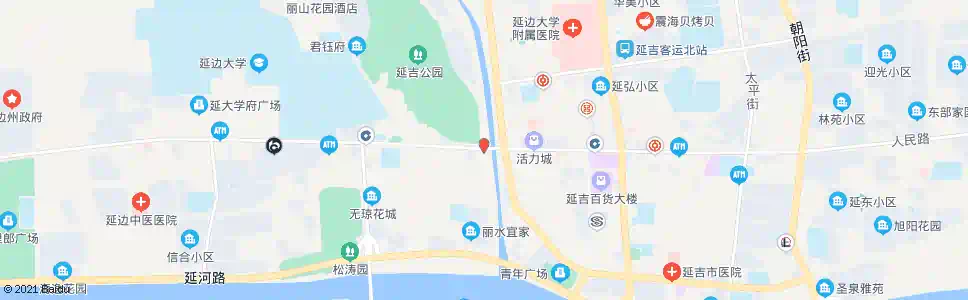 延边公园桥_公交站地图_延边公交_妙搜公交查询2025