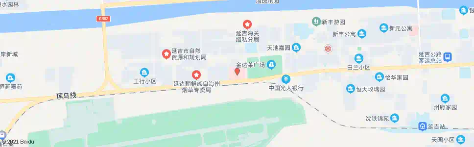 延边现通医院_公交站地图_延边公交_妙搜公交查询2025