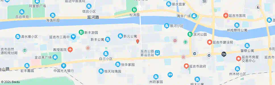 延边长白山公寓_公交站地图_延边公交_妙搜公交查询2025