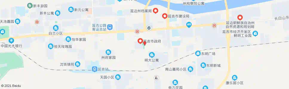 延边市二中_公交站地图_延边公交_妙搜公交查询2025