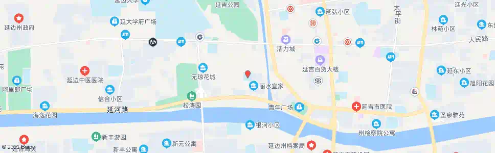 延边梨花小学_公交站地图_延边公交_妙搜公交查询2025