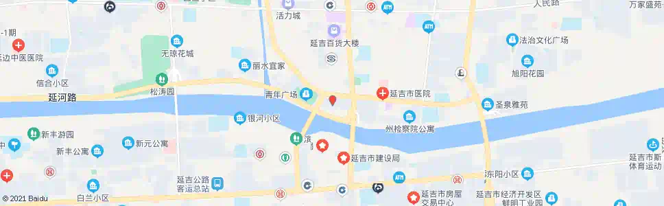 延边白山大厦_公交站地图_延边公交_妙搜公交查询2025