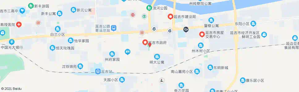 延边长白桥_公交站地图_延边公交_妙搜公交查询2025