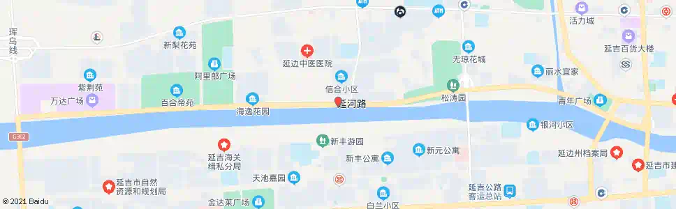 延边滨河家园_公交站地图_延边公交_妙搜公交查询2025