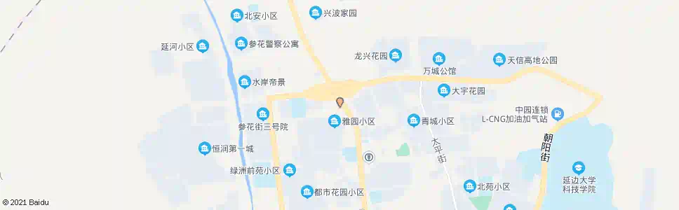 延边优抚医院_公交站地图_延边公交_妙搜公交查询2025