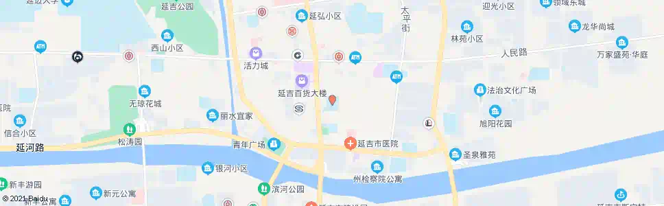 延边中央小学_公交站地图_延边公交_妙搜公交查询2025
