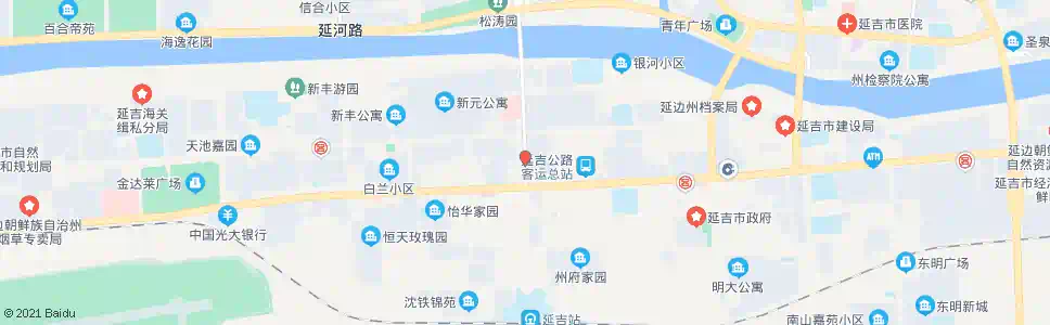 延边海兰江支行_公交站地图_延边公交_妙搜公交查询2025
