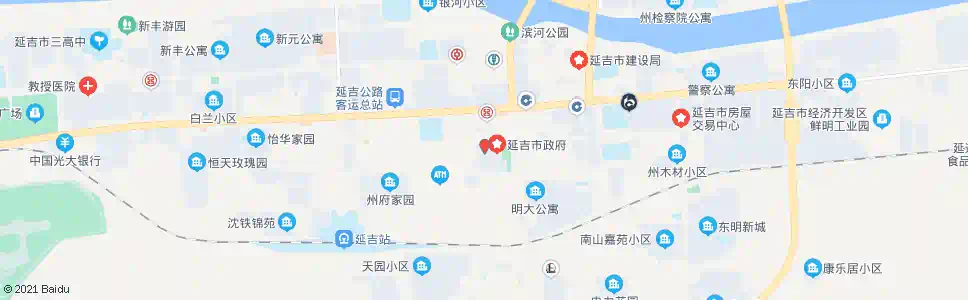 延边审批大厅_公交站地图_延边公交_妙搜公交查询2025