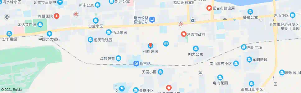 延边州府家园_公交站地图_延边公交_妙搜公交查询2025