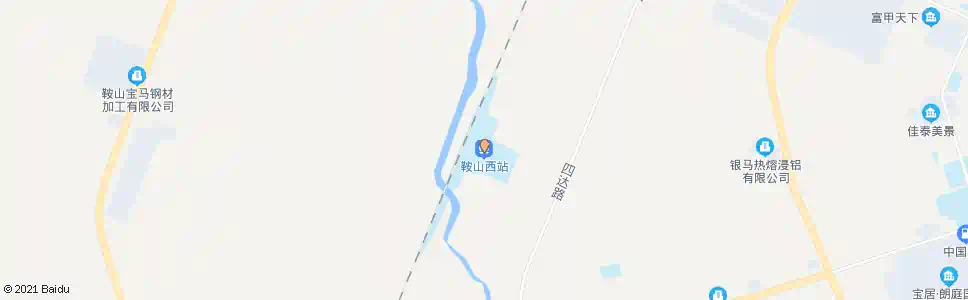 鞍山鞍山西站_公交站地图_鞍山公交_妙搜公交查询2025