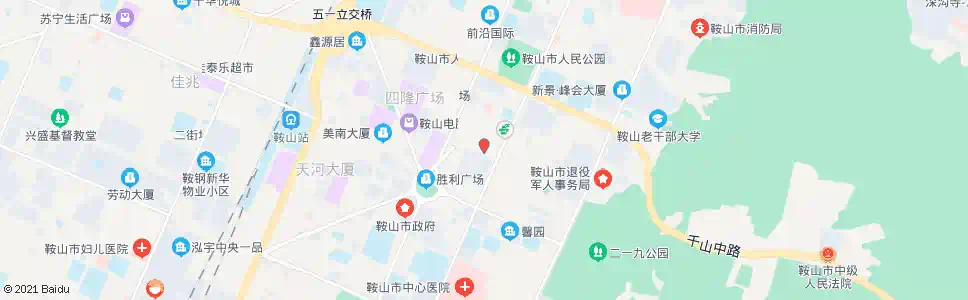 鞍山青年街_公交站地图_鞍山公交_妙搜公交查询2025