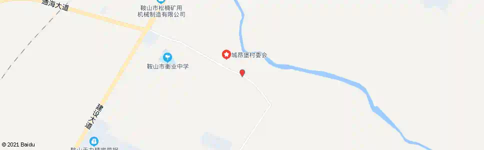 鞍山城昂堡_公交站地图_鞍山公交_妙搜公交查询2025