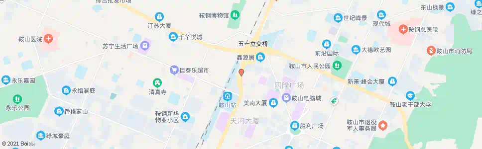 鞍山虹桥北_公交站地图_鞍山公交_妙搜公交查询2025