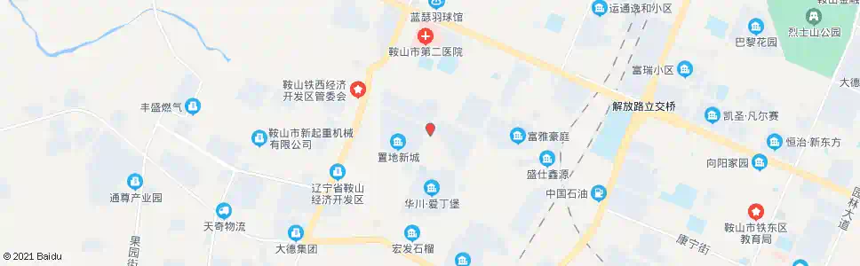 鞍山置地新城_公交站地图_鞍山公交_妙搜公交查询2025
