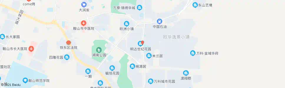 鞍山营城路口_公交站地图_鞍山公交_妙搜公交查询2025