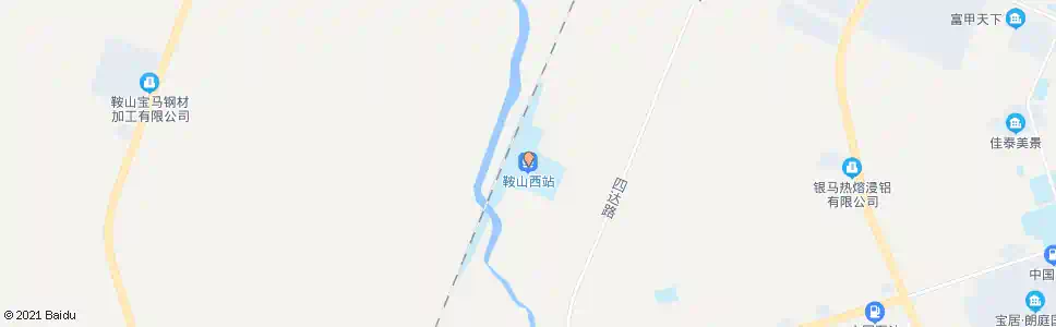 鞍山西河南_公交站地图_鞍山公交_妙搜公交查询2025