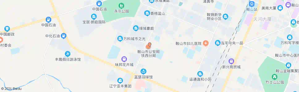 鞍山大陆街_公交站地图_鞍山公交_妙搜公交查询2025