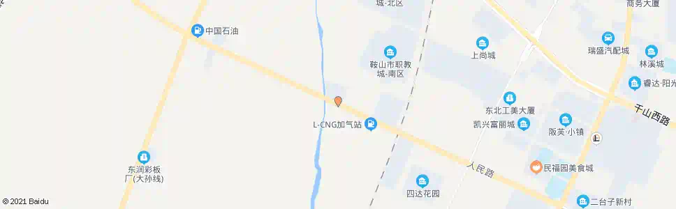 鞍山天净环保_公交站地图_鞍山公交_妙搜公交查询2025