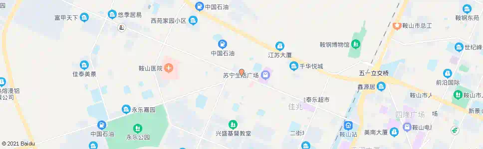 鞍山特区委_公交站地图_鞍山公交_妙搜公交查询2025