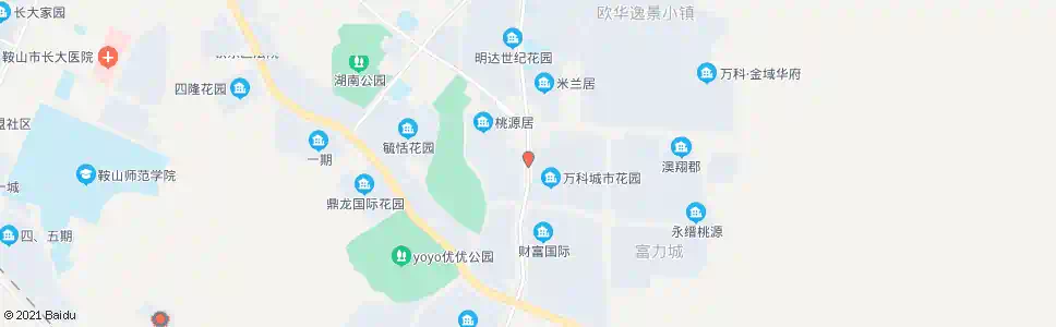 鞍山万科城市花园_公交站地图_鞍山公交_妙搜公交查询2025