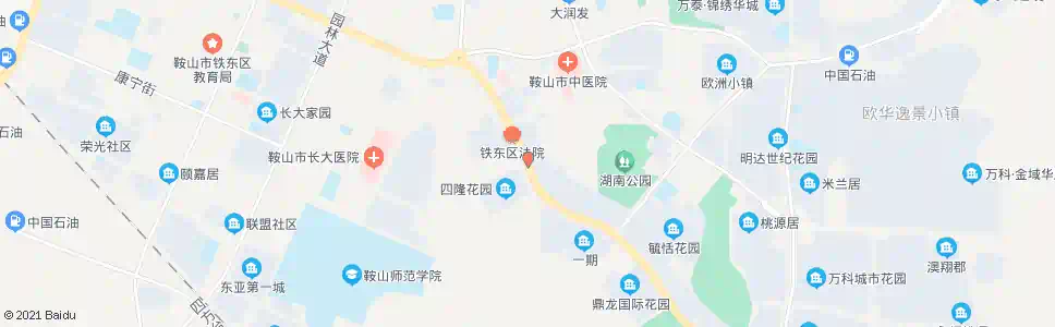 鞍山嘉伦花园_公交站地图_鞍山公交_妙搜公交查询2025