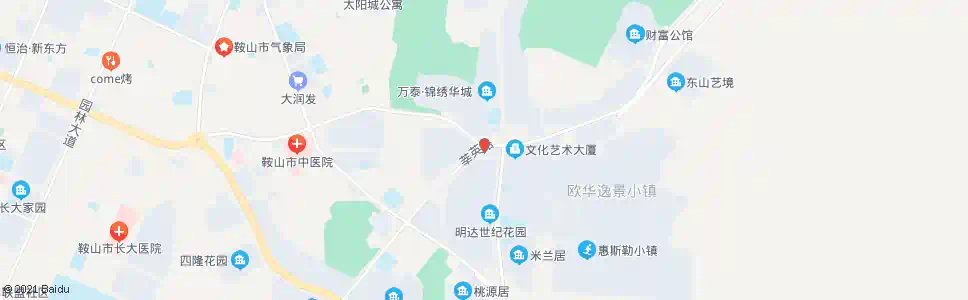 鞍山人才市场_公交站地图_鞍山公交_妙搜公交查询2025