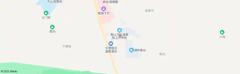 鞍山工人疗养院_公交站地图_鞍山公交_妙搜公交查询2025