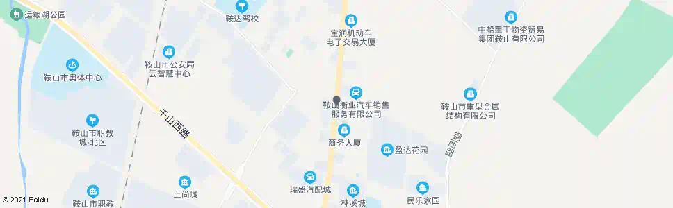 鞍山红旗变电所(李三台子)_公交站地图_鞍山公交_妙搜公交查询2025