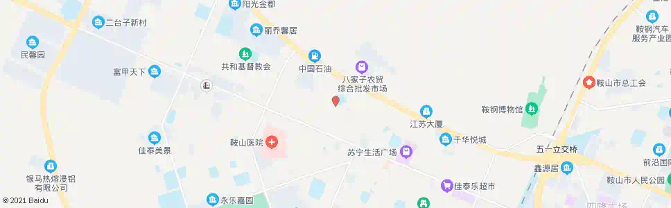 鞍山二环路_公交站地图_鞍山公交_妙搜公交查询2025