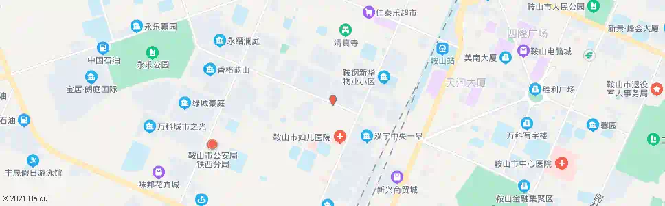 鞍山六道街_公交站地图_鞍山公交_妙搜公交查询2025