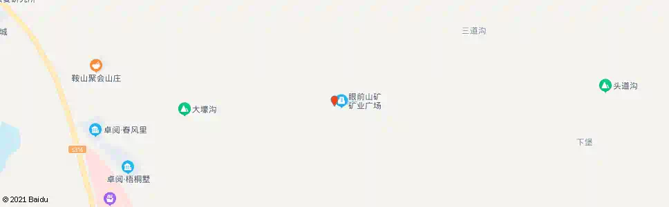 鞍山眼前山矿_公交站地图_鞍山公交_妙搜公交查询2025
