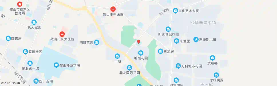 鞍山二十九中学_公交站地图_鞍山公交_妙搜公交查询2025