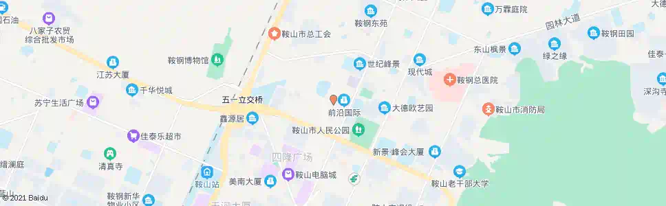 鞍山新华街_公交站地图_鞍山公交_妙搜公交查询2025