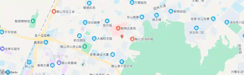 鞍山铁东区地税局_公交站地图_鞍山公交_妙搜公交查询2025