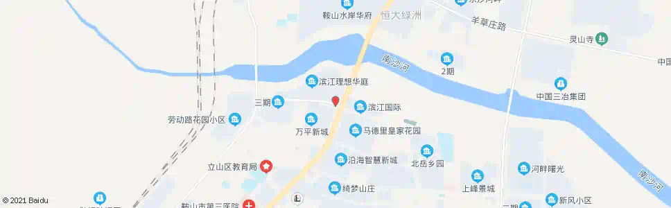 鞍山万胜街_公交站地图_鞍山公交_妙搜公交查询2025