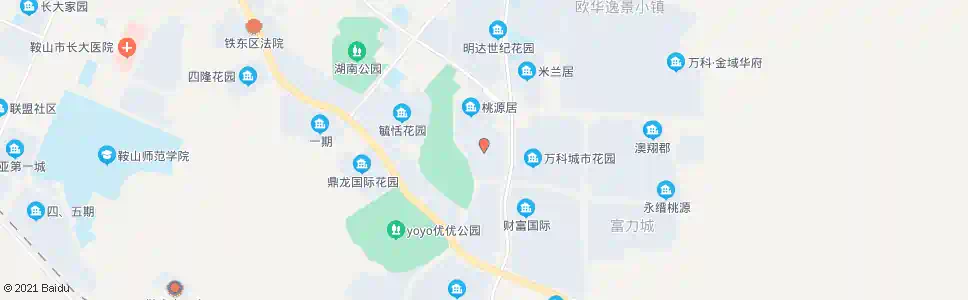 鞍山罗马假日花园_公交站地图_鞍山公交_妙搜公交查询2025
