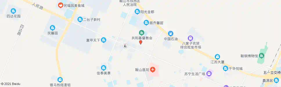 鞍山星火街_公交站地图_鞍山公交_妙搜公交查询2025