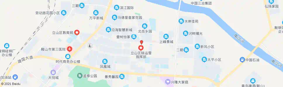 鞍山丽水佳园_公交站地图_鞍山公交_妙搜公交查询2025
