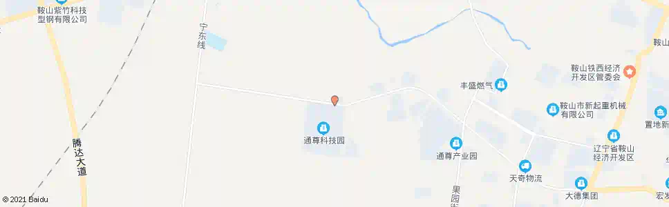 鞍山通尊科技园_公交站地图_鞍山公交_妙搜公交查询2025