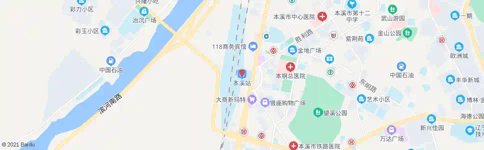 本溪三会场_公交站地图_本溪公交_妙搜公交查询2025