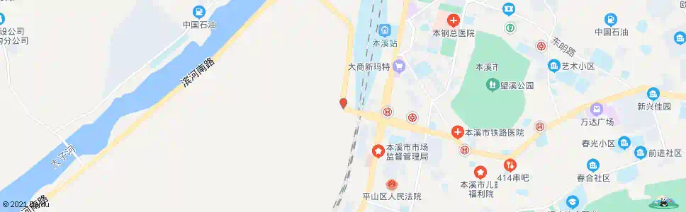 本溪一钢厂_公交站地图_本溪公交_妙搜公交查询2025