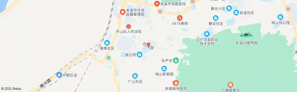 本溪四高中_公交站地图_本溪公交_妙搜公交查询2025