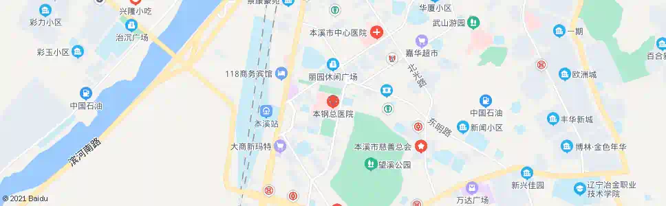 本溪227医院_公交站地图_本溪公交_妙搜公交查询2025