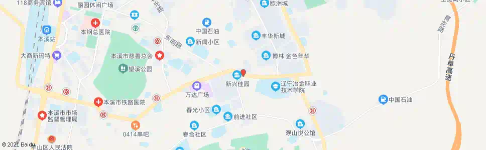 本溪新兴佳园_公交站地图_本溪公交_妙搜公交查询2025