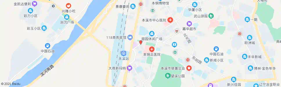 本溪站前三角地_公交站地图_本溪公交_妙搜公交查询2025