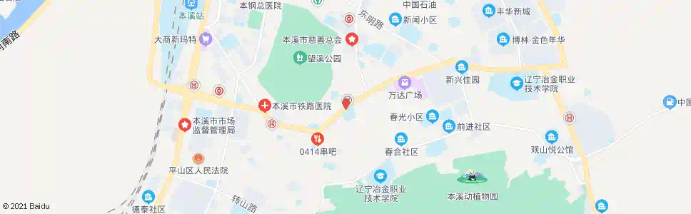 本溪花园_公交站地图_本溪公交_妙搜公交查询2025