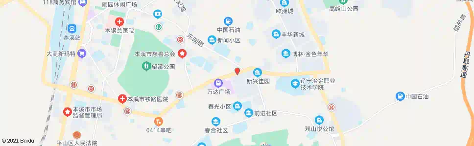 本溪前进(北)_公交站地图_本溪公交_妙搜公交查询2025